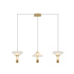23203 LINE LED LIGHT 28W 3000K ALUMINIUM GOLD Zambelis Lights